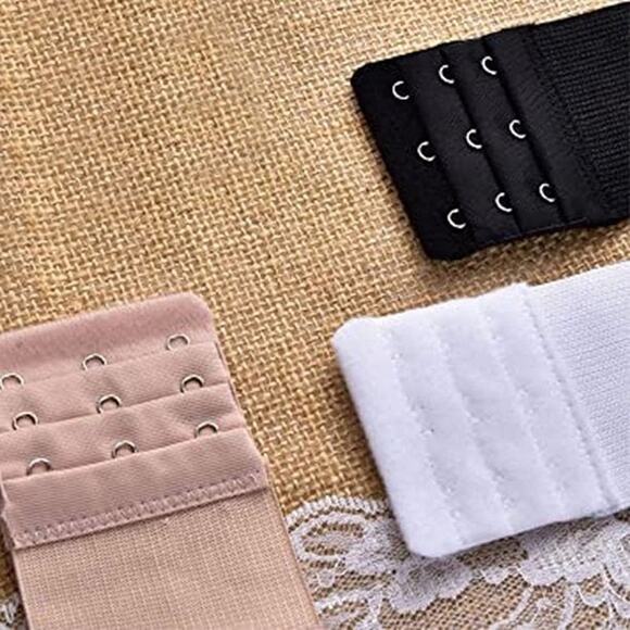 Other - 3 Pieces Womens Bra Extenders Elastic Stretchy Bra Extension Strap 3 Rows 3 Hook